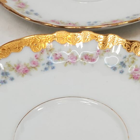 Antique Tiffany & Co NY x Theo Haviland Limoges Soup Saucer Porcelain Mousseline - Picture 10 of 15